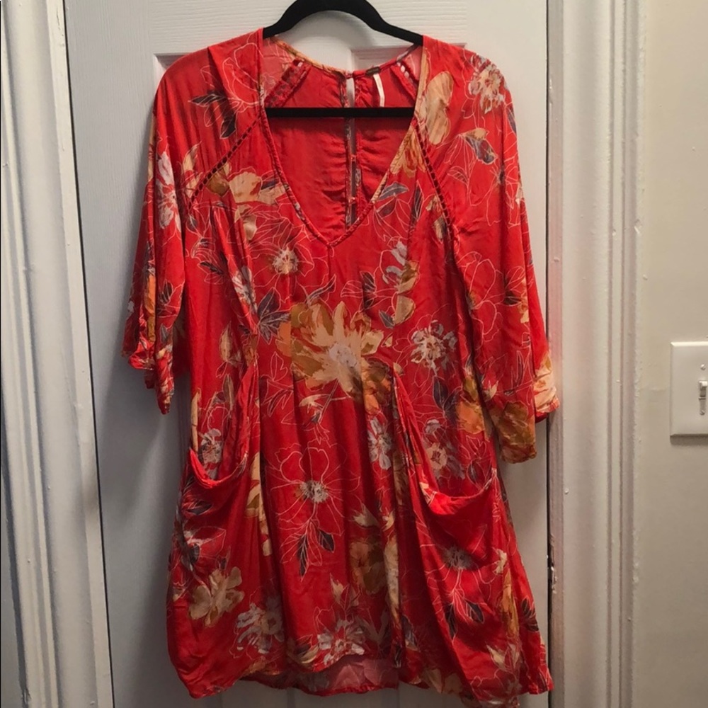 Free People Floral Tunic